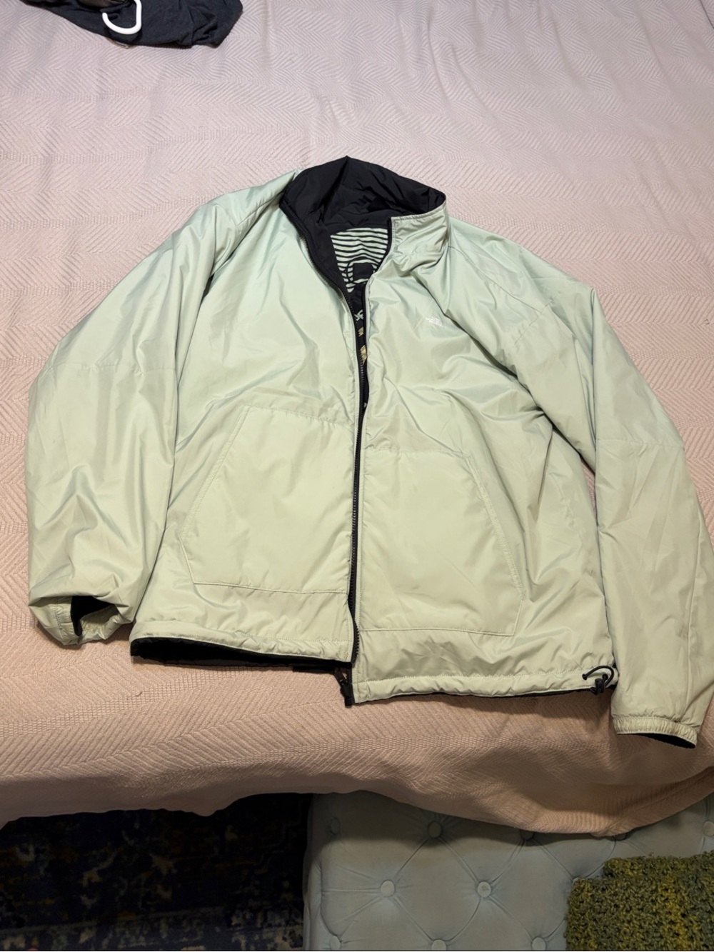 The North Face Afterburner Men's Mint Green Reversible Jacket Limited Edition